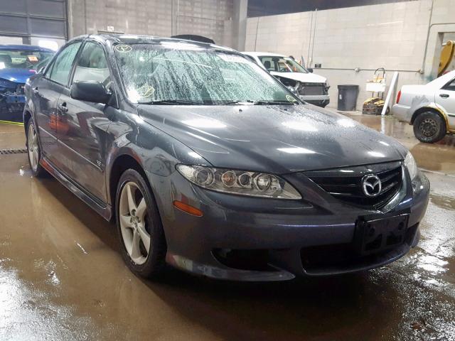 1YVHP80DX55M71934 - 2005 MAZDA 6 S GRAY photo 1