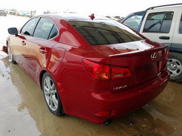 JTHBK262575047656 - 2007 LEXUS IS 250  photo 3