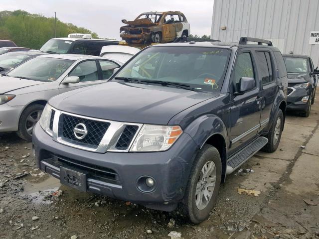 5N1AR1NB5BC630751 - 2011 NISSAN PATHFINDER GRAY photo 2