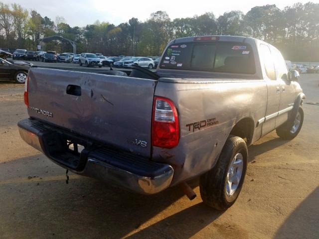 5TBRT34102S298268 - 2002 TOYOTA TUNDRA ACCESS CAB  photo 4