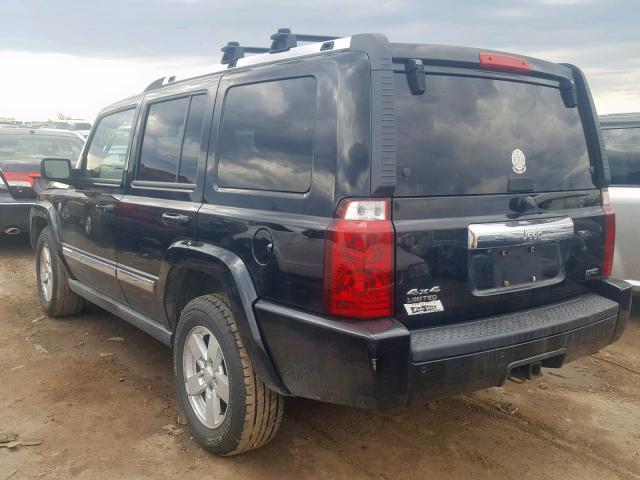 1J8HG58237C575681 - 2007 JEEP COMMANDER BLACK photo 3