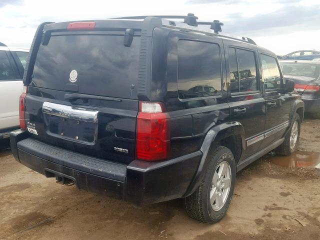 1J8HG58237C575681 - 2007 JEEP COMMANDER BLACK photo 4