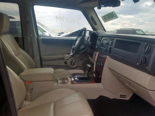 1J8HG58237C575681 - 2007 JEEP COMMANDER BLACK photo 5