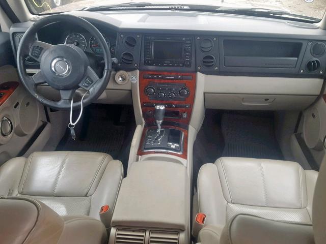 1J8HG58237C575681 - 2007 JEEP COMMANDER BLACK photo 9