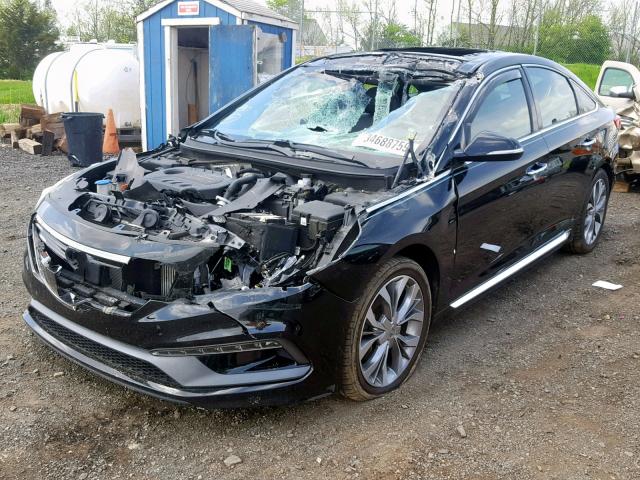 5NPE34ABXFH133848 - 2015 HYUNDAI SONATA SPO BLACK photo 2