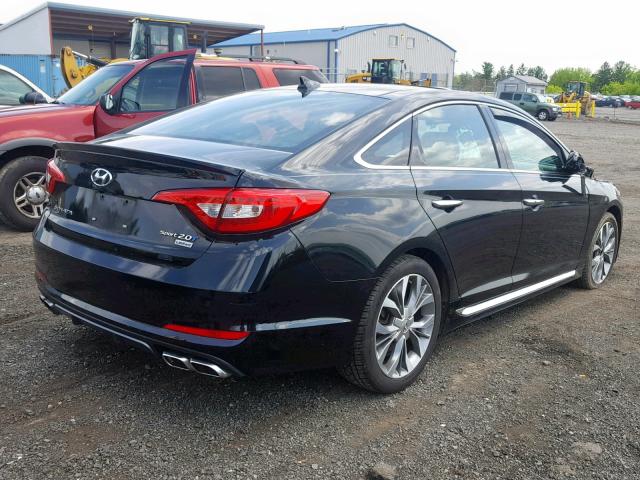 5NPE34ABXFH133848 - 2015 HYUNDAI SONATA SPO BLACK photo 4