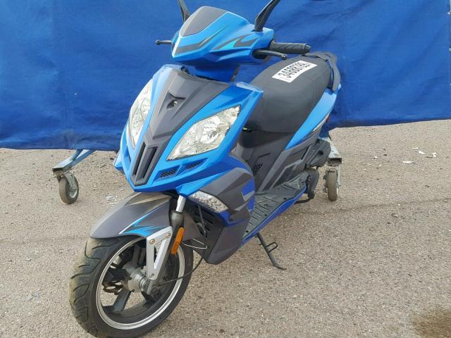 LLPTGKDA1E1E15444 - 2014 ZHEJ MOTORCYCLE BLUE photo 2