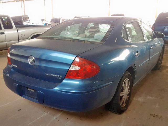 2G4WC552161107026 - 2006 BUICK LACROSSE C BLUE photo 4