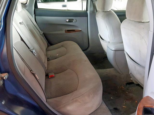 2G4WC552161107026 - 2006 BUICK LACROSSE C BLUE photo 6