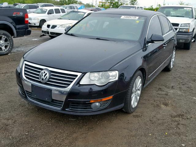 WVWDU73C56E148421 - 2006 VOLKSWAGEN PASSAT 3.6 BLACK photo 2