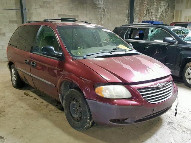 1C4GJ25392B672625 - 2002 CHRYSLER VOYAGER BURGUNDY photo 1