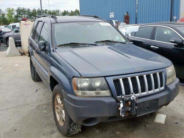 1J4GW48S94C116872 - 2004 JEEP GRAND CHER BLUE photo 1