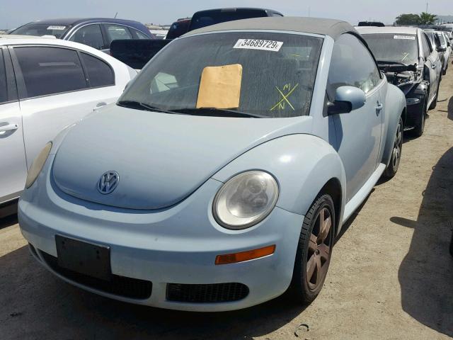 3VWRF31Y06M310177 - 2006 VOLKSWAGEN NEW BEETLE Blau Foto 2