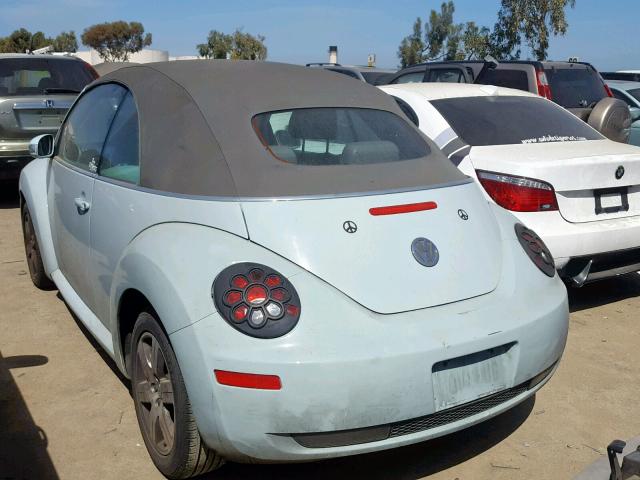 3VWRF31Y06M310177 - 2006 VOLKSWAGEN NEW BEETLE Blau Foto 3