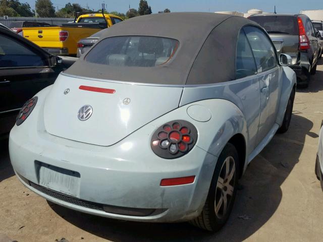 3VWRF31Y06M310177 - 2006 VOLKSWAGEN NEW BEETLE Blau Foto 4