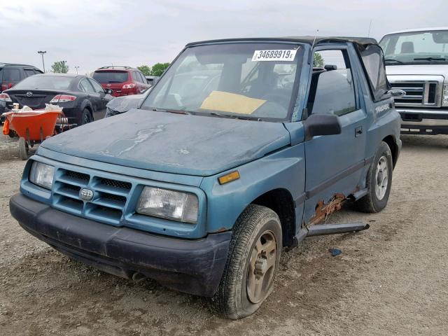 2CNBJ1863V6911972 - 1997 GEO TRACKER TEAL photo 2