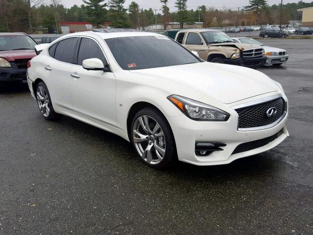 JN1BY1AP9FM541166 - 2015 INFINITI Q70 3.7 WHITE photo 1