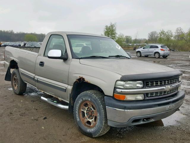 1GCEK14V5YE126347 - 2000 CHEVROLET SILVERADO GRAY photo 1