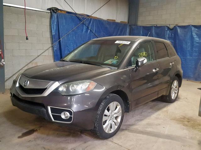 5J8TB1H27AA006913 - 2010 ACURA RDX GRAY photo 2