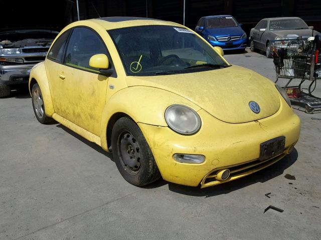 3VWCC21C6XM464715 - 1999 VOLKSWAGEN NEW BEETLE Gelb Foto 1