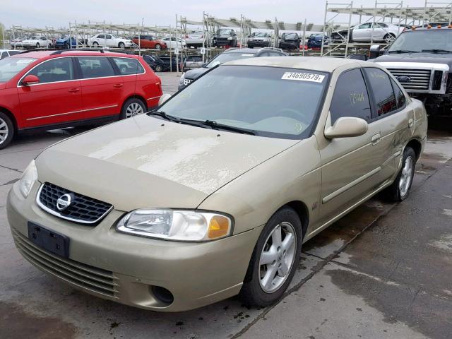 3N1AB51A83L736472 - 2003 NISSAN SENTRA SE- GOLD photo 2