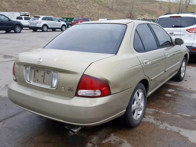 3N1AB51A83L736472 - 2003 NISSAN SENTRA SE- GOLD photo 4