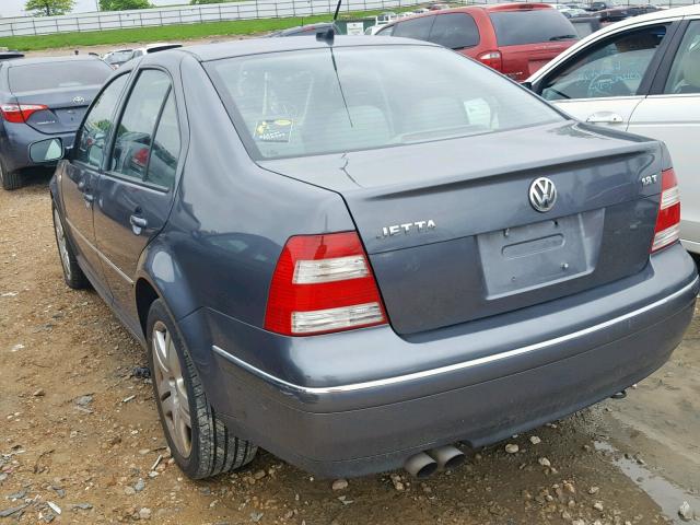 3VWSE69M04M013057 - 2004 VOLKSWAGEN JETTA GLS GRAY photo 3