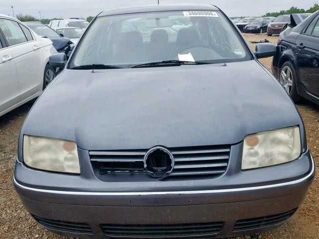 3VWSE69M04M013057 - 2004 VOLKSWAGEN JETTA GLS GRAY photo 9