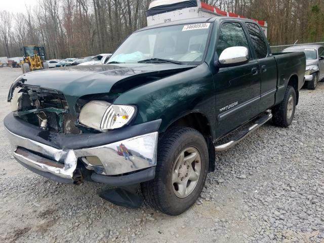 5TBBT4410YS054054 - 2000 TOYOTA TUNDRA ACCESS CAB  photo 2