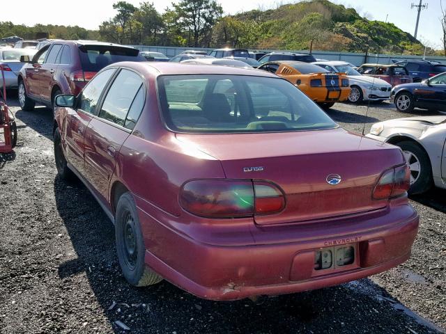 1G1ND52F44M661711 - 2004 CHEVROLET CLASSIC BURGUNDY photo 3