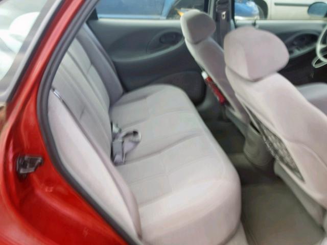 1FALP52U6VG156148 - 1997 FORD TAURUS GL RED photo 6