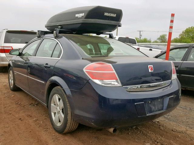 1G8ZR575X7F273248 - 2007 SATURN AURA GREEN BLUE photo 3