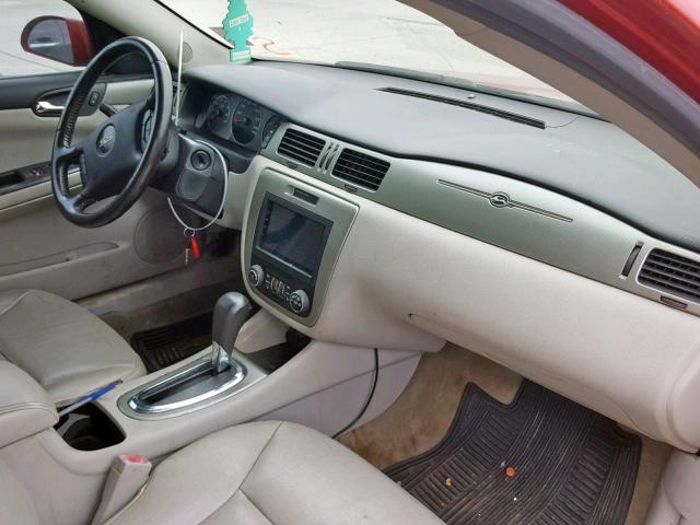 2G1WD58C789112105 - 2008 CHEVROLET IMPALA SUP 红色 照片 5