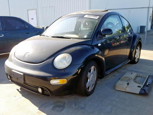 3VWCC21C7YM441669 - 2000 VOLKSWAGEN NEW BEETLE Schwarz Foto 2