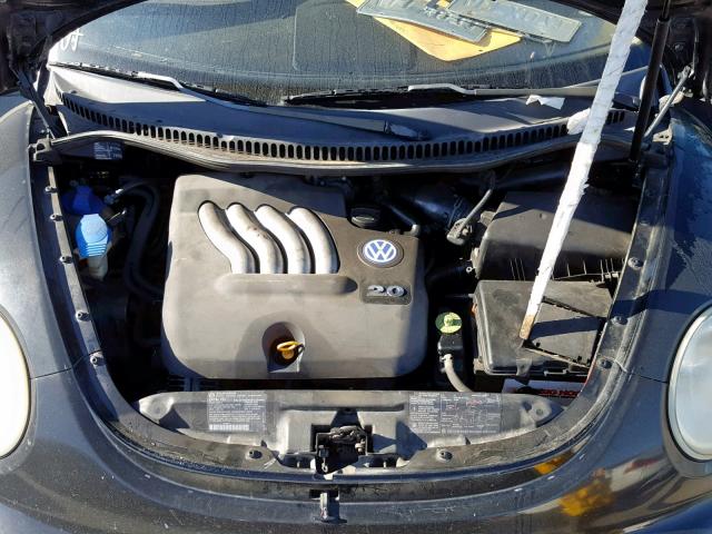 3VWCC21C7YM441669 - 2000 VOLKSWAGEN NEW BEETLE Schwarz Foto 7