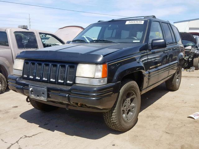 1J4GZ78Y1WC335275 - 1998 JEEP GRAND CHER BLACK photo 2