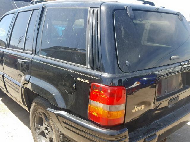 1J4GZ78Y1WC335275 - 1998 JEEP GRAND CHER BLACK photo 9