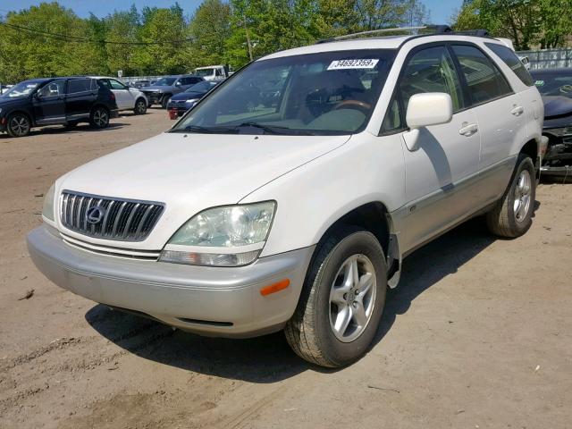 JTJHF10UX10217113 - 2001 LEXUS RX 300 WHITE photo 2