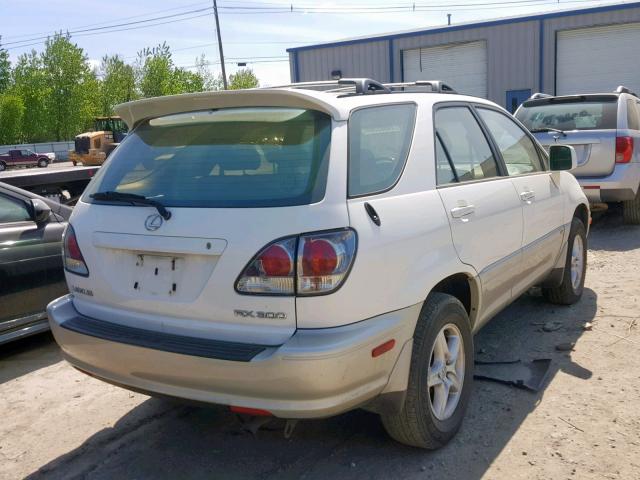 JTJHF10UX10217113 - 2001 LEXUS RX 300 WHITE photo 4