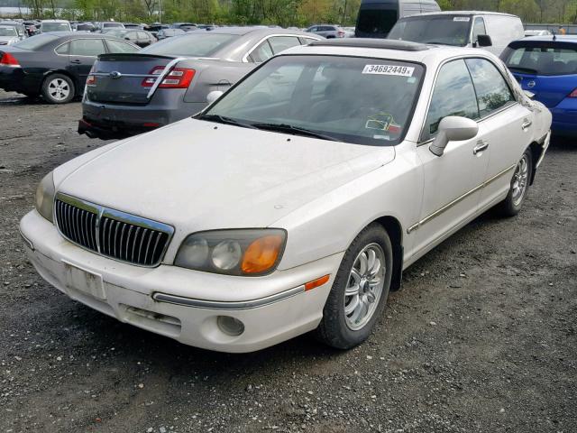 KMHFU45E12A217169 - 2002 HYUNDAI XG 350 WHITE photo 2