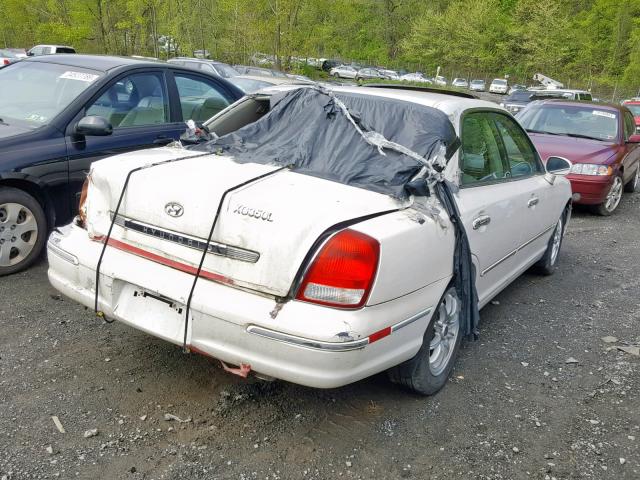 KMHFU45E12A217169 - 2002 HYUNDAI XG 350 WHITE photo 4