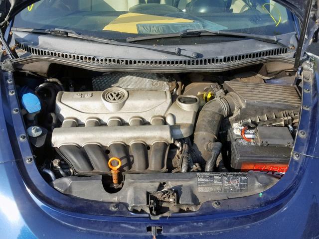 3VWRF31Y46M307587 - 2006 VOLKSWAGEN NEW BEETLE Mavi foto 7