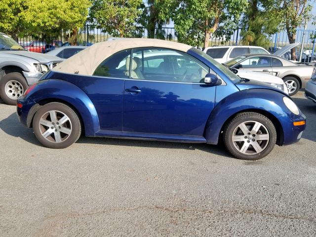 3VWRF31Y46M307587 - 2006 VOLKSWAGEN NEW BEETLE Mavi foto 9