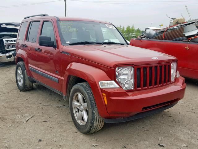 1J8GN28K39W544674 - 2009 JEEP LIBERTY SP RED photo 1