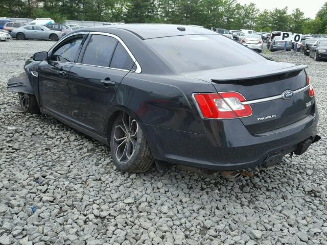 1FAHP2KT7BG156716 - 2011 FORD TAURUS SHO BLACK photo 3