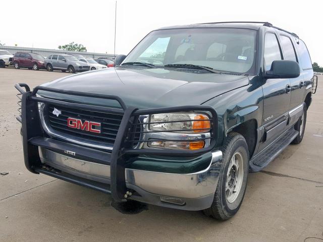 3GKEC16T61G146098 - 2001 GMC YUKON XL C GREEN photo 2