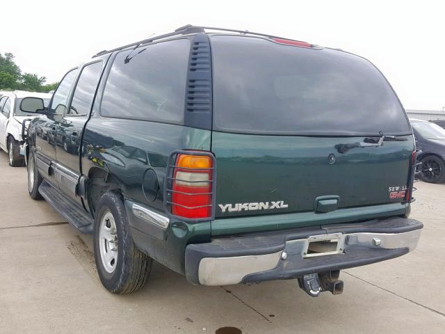 3GKEC16T61G146098 - 2001 GMC YUKON XL C GREEN photo 3