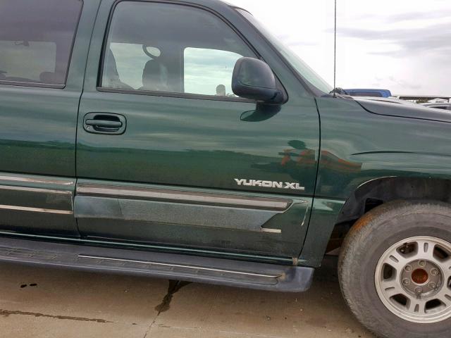 3GKEC16T61G146098 - 2001 GMC YUKON XL C GREEN photo 9