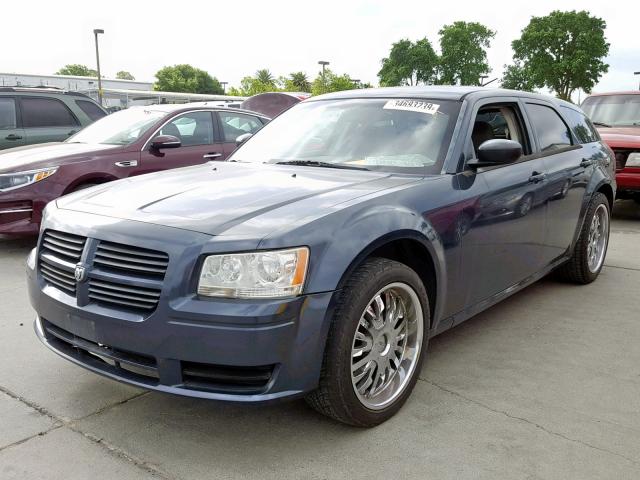 2D4FV47T98H111580 - 2008 DODGE MAGNUM TEAL photo 2