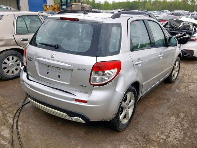 JS2YB413775100192 - 2007 SUZUKI SX4 SILVER photo 4